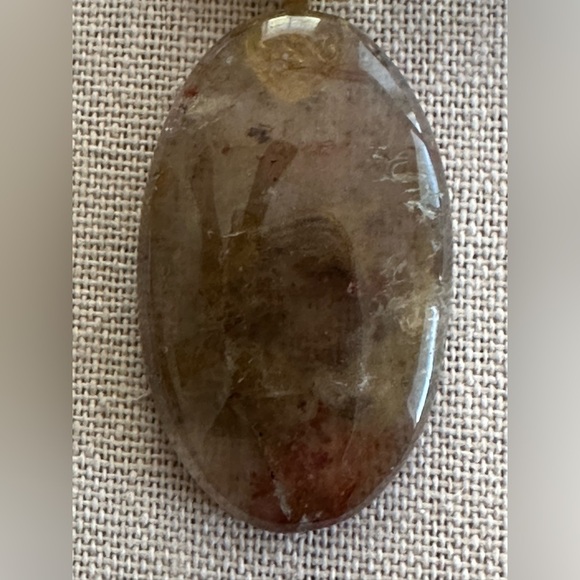 22 inch Bronzite gemstone and Freshwater Pearl bead necklace NWOT - Picture 9 of 15